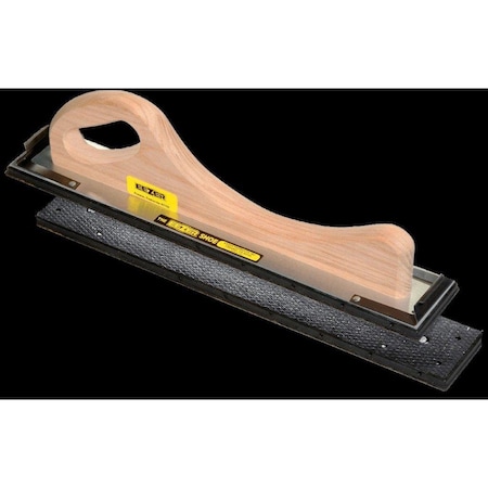 Eezer Products 2.75in X 15.75in Hand Sander, Wood Handle, Aluminum Base, Fully Molded, PSA 1400